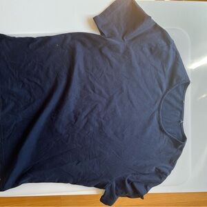 Classic St. John Navy Crew Neck Tee